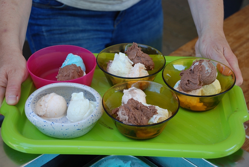 Eis essen - der beste Lohn!