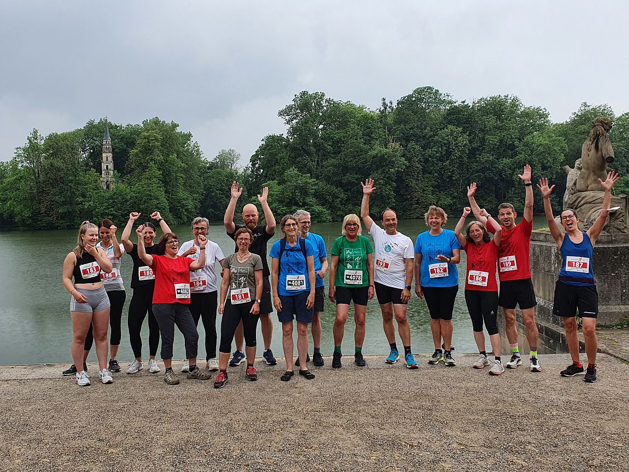 LKZ Firmenlauf bei strömendem Regen