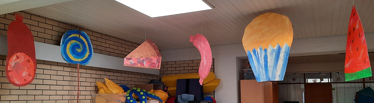 Leckeres Essen an der Decke