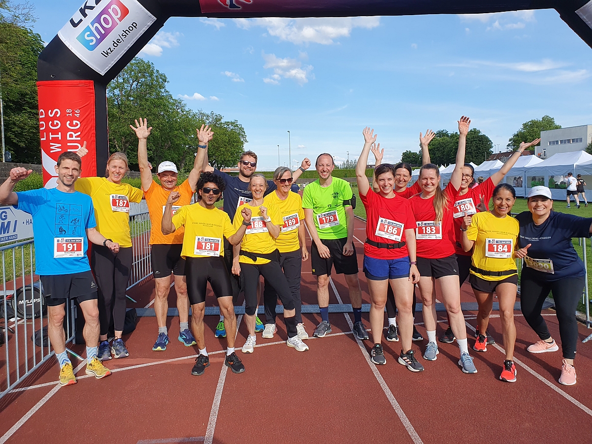 Das Team der August-Hermann-Werner Schule beim LKZ Firmenlauf