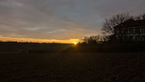 Sonnenuntergang in Markgröningen