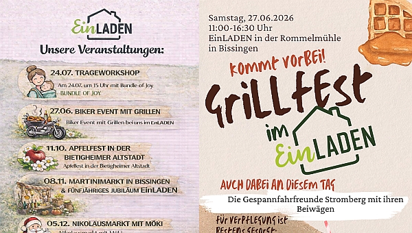 Werbung für den EinLADEN