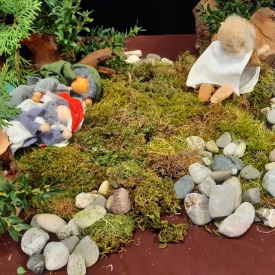 Jesus betet im Garten Gethsemane