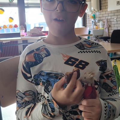 Lebkuchen wird vernascht